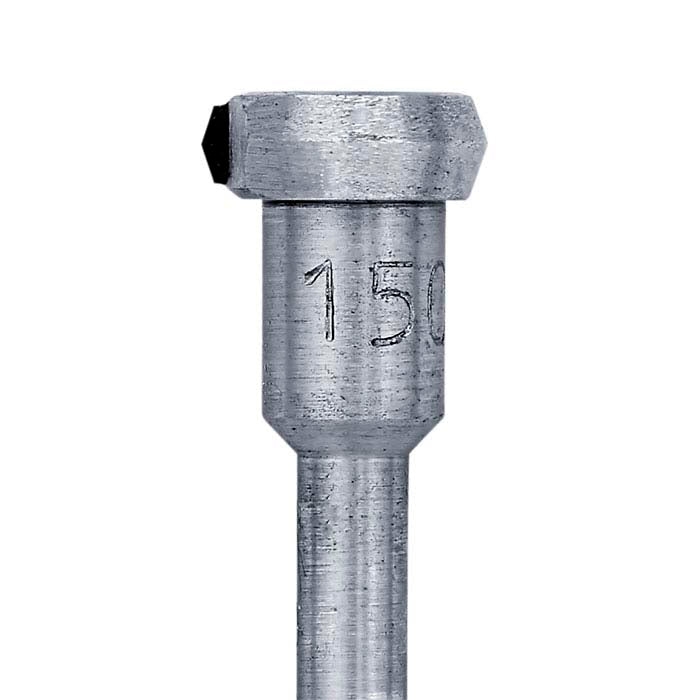 Steel 1/4"-Head Diamond Flywheel, 150°