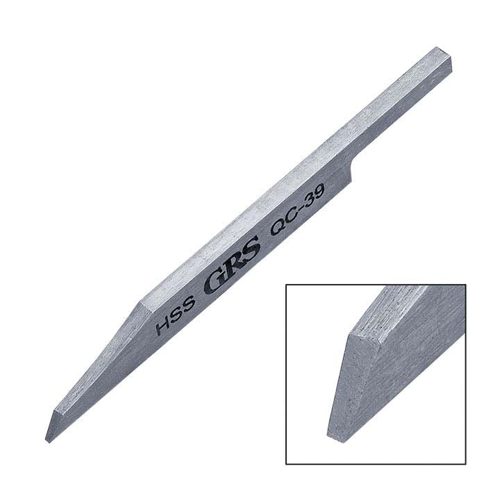 GRS® Schnellwechsel-Flachstichel aus Schnellarbeitsstahl, QC-39