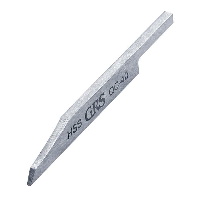 GRS® Schnellwechsel-Flachstichel aus Schnellarbeitsstahl, QC-40