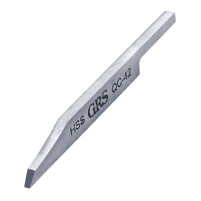 GRS® Schnellwechsel-Flachstichel aus Schnellarbeitsstahl, QC-42
