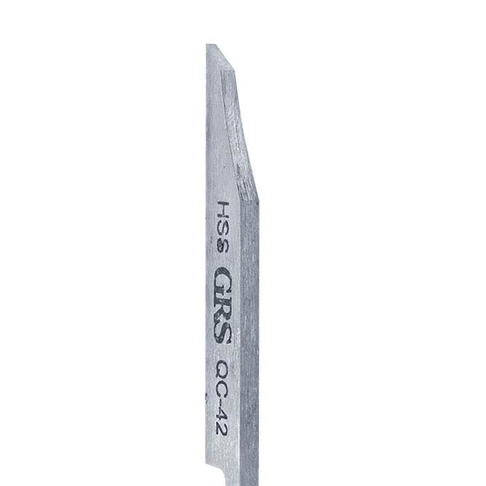 GRS® Schnellwechsel-Flachstichel aus Schnellarbeitsstahl, QC-42