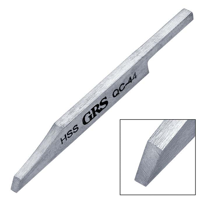 GRS® Schnellwechsel-Flachstichel aus Schnellarbeitsstahl, QC-44
