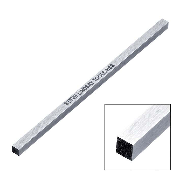 Lindsay® High-Speed Steel 2.38mm Square Graver Blank