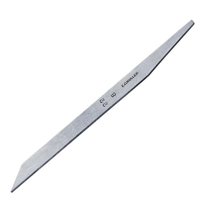 E.C. Muller Carbon Steel Straight Line Graver #22, 8-Line