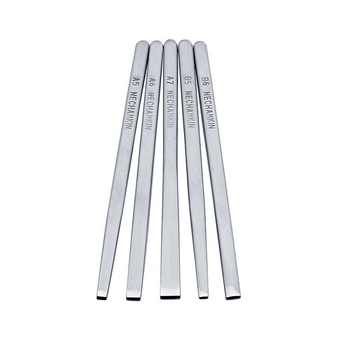 Nechamkin Thick Line Chasing Tool Set, Set of 5