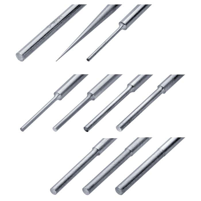 GRS® C-Max® Stepped Round Graver Blanks, Set of 10