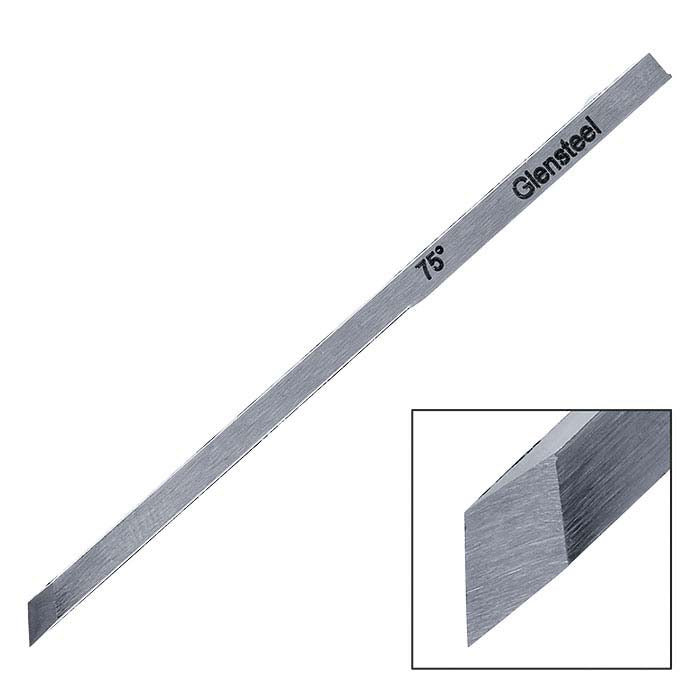 GRS® GlenSteel® V-Point Graver, 75-Degree