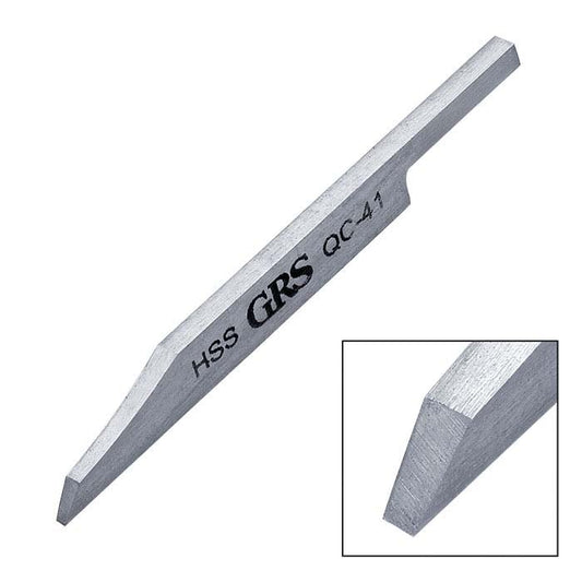 GRS® Schnellwechsel-Flachstichel aus Schnellarbeitsstahl, QC-41