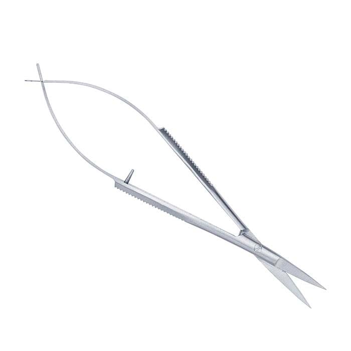 Squeeze-Action 120.65mm Straight-Blade Micro-Scissors