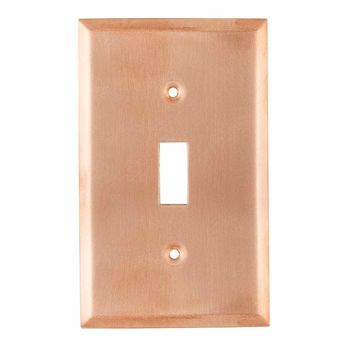 Copper Single Toggle Switch Plate