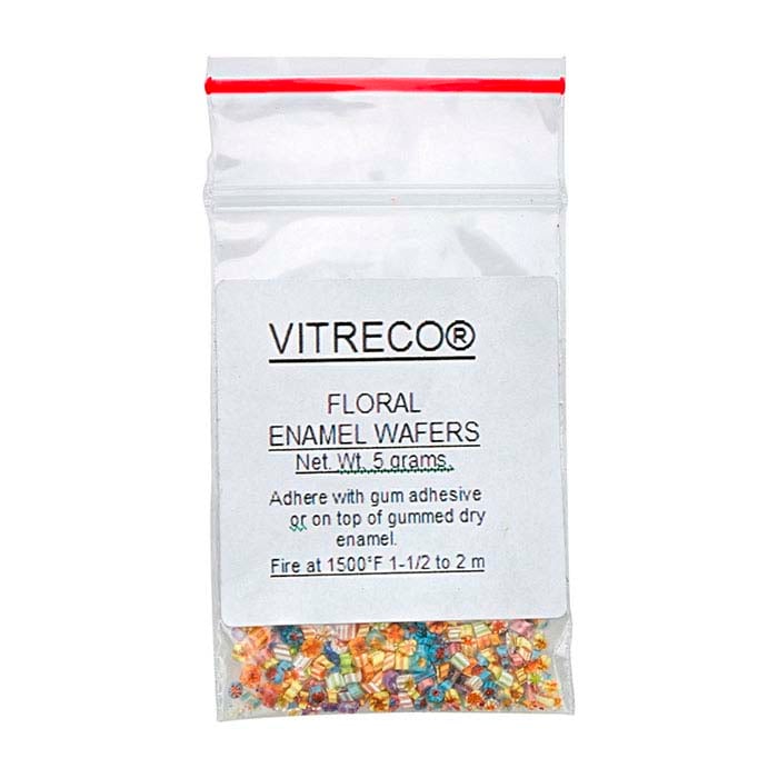 Vitreco Floral Enamel Wafers