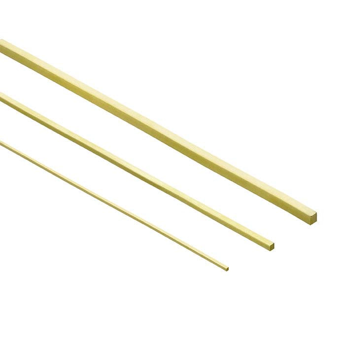Alambre cuadrado de latón para joyeros, bobina de 1 libra, 2.59 mm, 1/2 duro