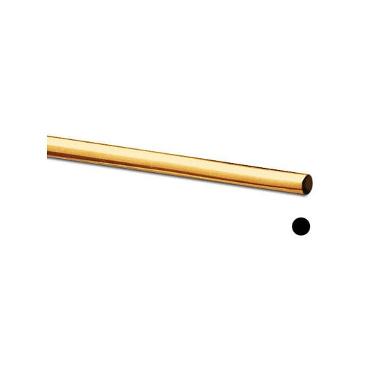 Jeweler's Brass Round Wire, 0.11 kg. Spool, 0.64mm, Dead-Soft