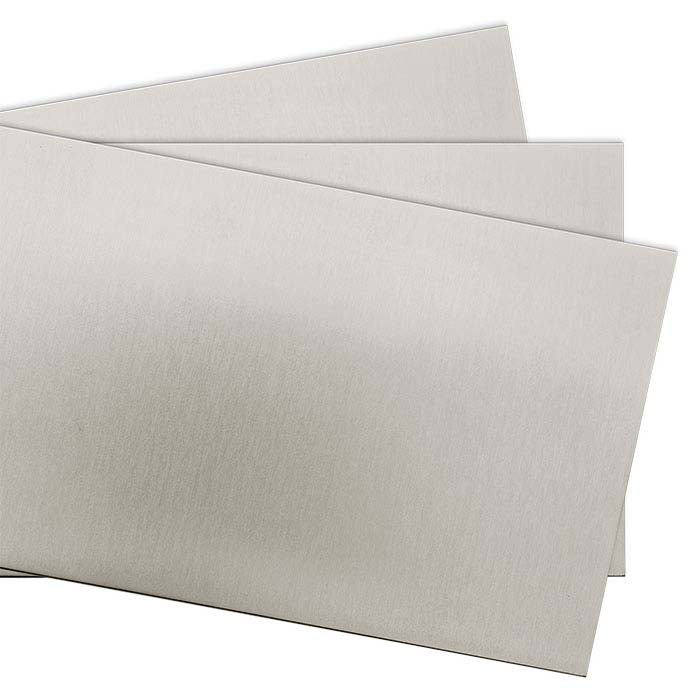 Nickel Alloy 152.4mm x 304.8mm Sheet, 1.02mm, Dead-Soft