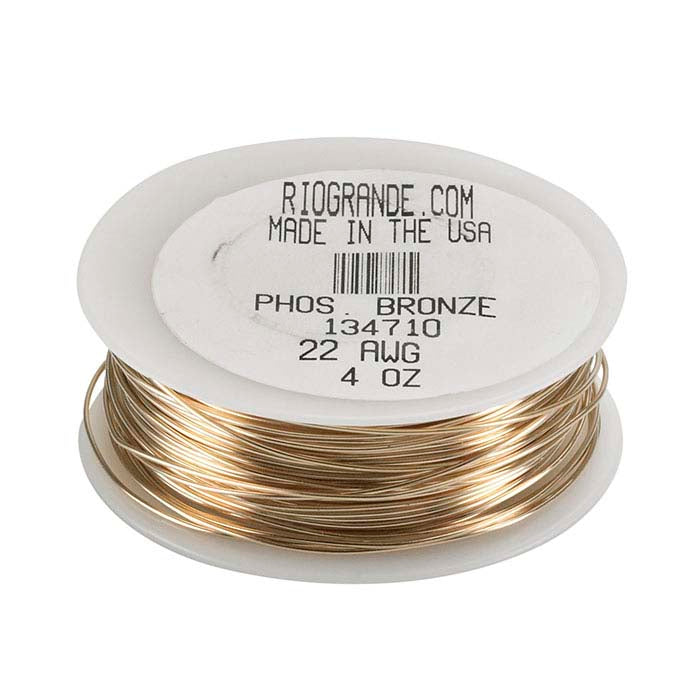Brons Rundtråd, 0,11 kg. Spole, 0,64 mm, Död-mjuk