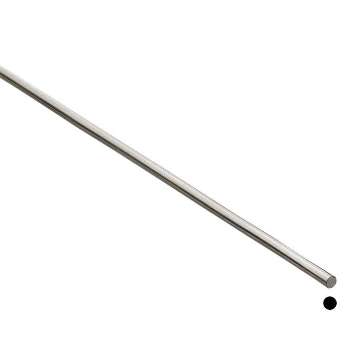 Titanium Round Wire, 3.05 m.  Coil, 1.29mm, Soft