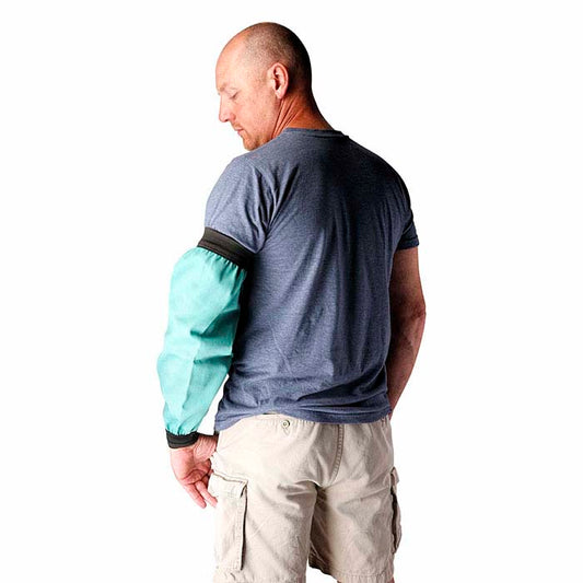 Riboto degumo medvilninė rankovė, 457,2 mm