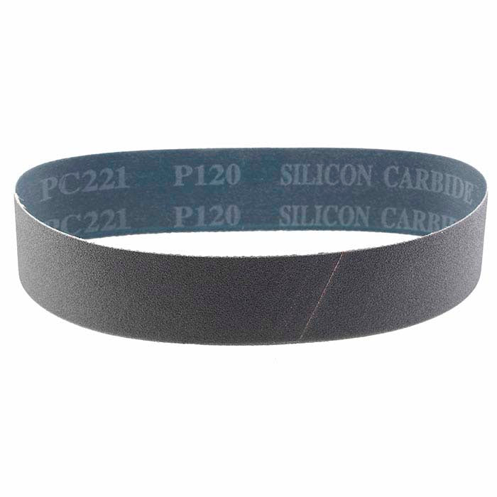 रियो सुपर 38.1mm सिलिकॉन कार्बाइड सैंडिंग बेल्ट, 120-ग्रिट