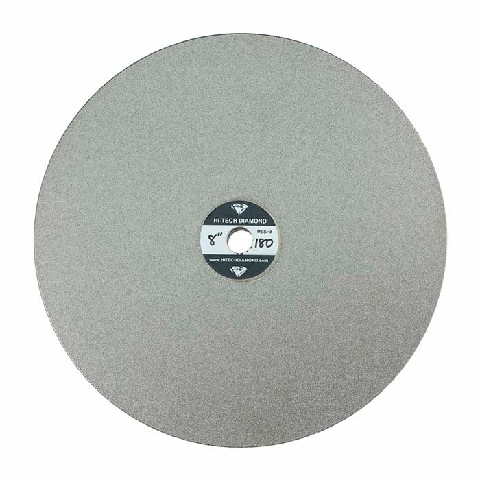 Metal Bond Diamond Discs with Backing Plates, 180 Mesh