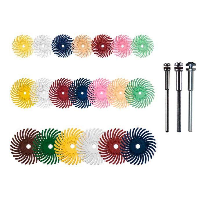 Assortimento di Dischi Radiali Tutto-in-Uno Dedeco® Sunburst®