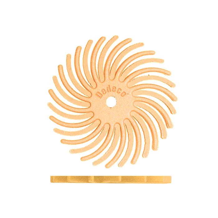 Dedeco® Sunburst® قرص شعاعي 22.22 مم، 6 ميكرون، خوخي
