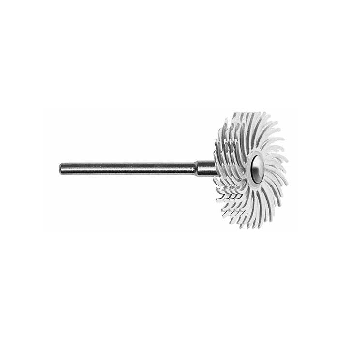 Dedeco® Sunburst® 22.22mm Radial 4-Ply Mounted Discs, 120-Grit, White