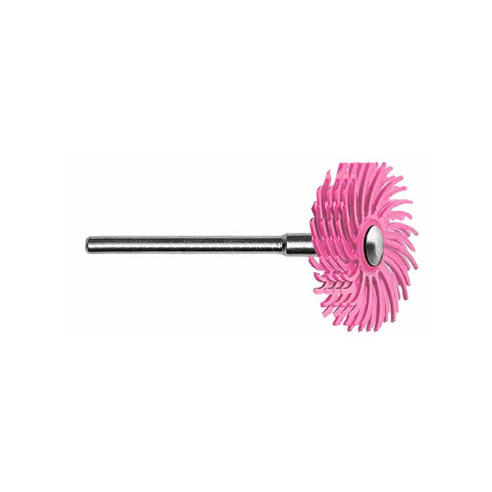 Dedeco® Sunburst® Disco Radial 4 Camadas 22,22mm, Pó de Pedra-Pomes 600, Cor-de-Rosa