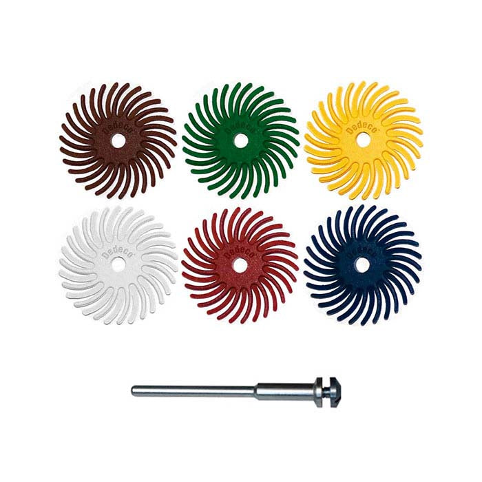 Assortiment de disques radiaux Dedeco® Sunburst® 25,4 mm