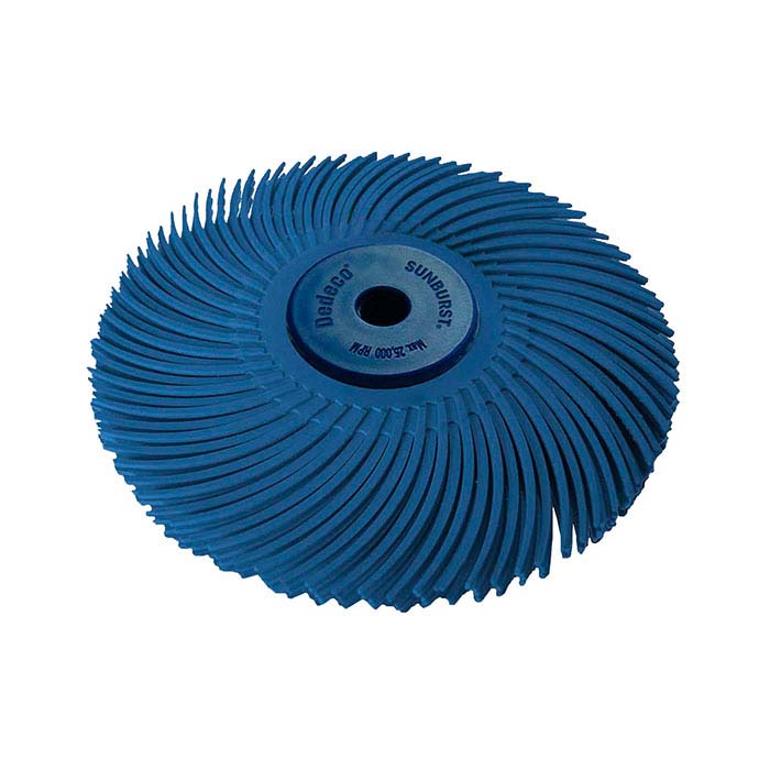 Dedeco® Sunburst® 76.2mm 3-Ply Radial Bristle Disc