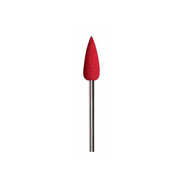 Dedeco® Sunburst® נקודת טיפה, גריט 220, אדום