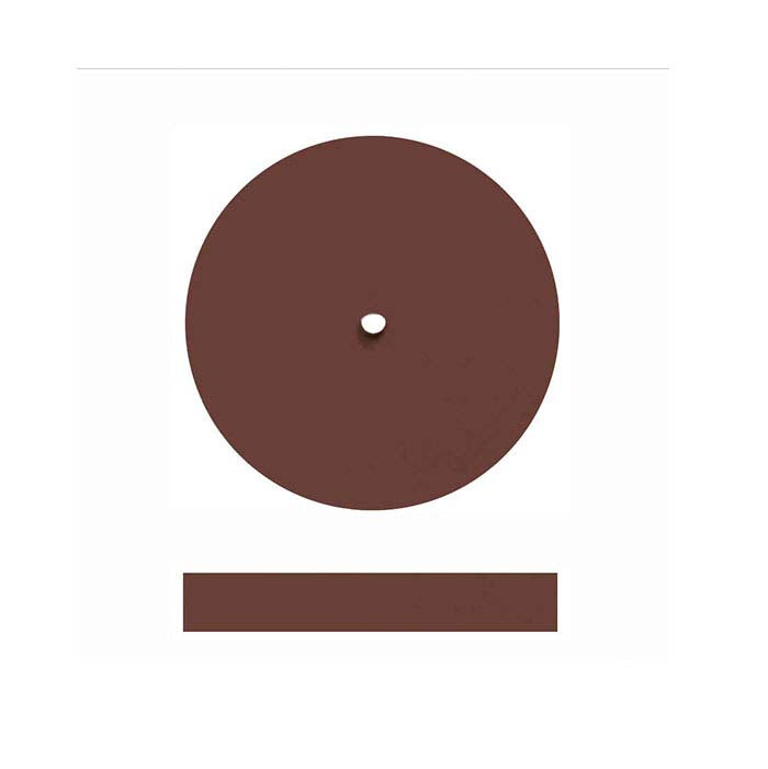 Dedeco® Sunburst® 22,22 mm Poleringshjul, 36-korn, Brun