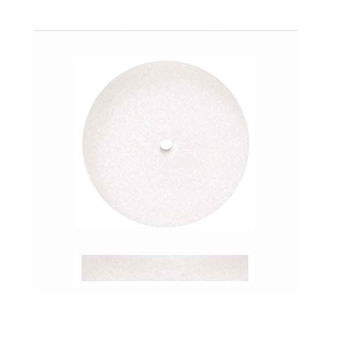 Dedeco® Sunburst® 22.22mm 연마 휠, 120방, 화이트