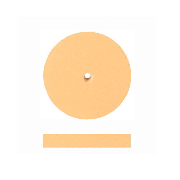 Dedeco® Sunburst® 22.22mm Polishing Wheel, 6-Micron, Peach