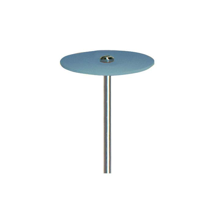 Dedeco® Mounted Diamond Knife-Edge Polishing Wheel, Blue, Medium
