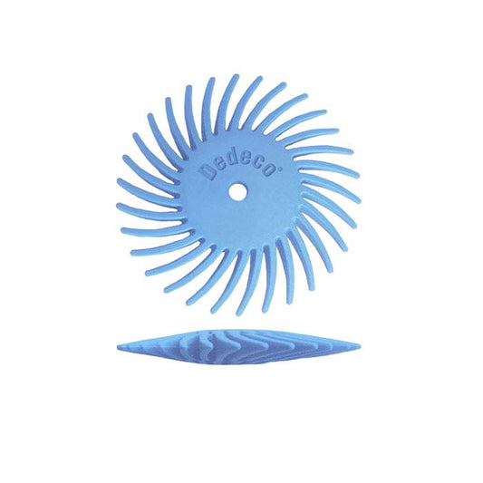 Dedeco® Sunburst® Silicone 15.88mm TC Knife-Edge Disc, 400-Grit