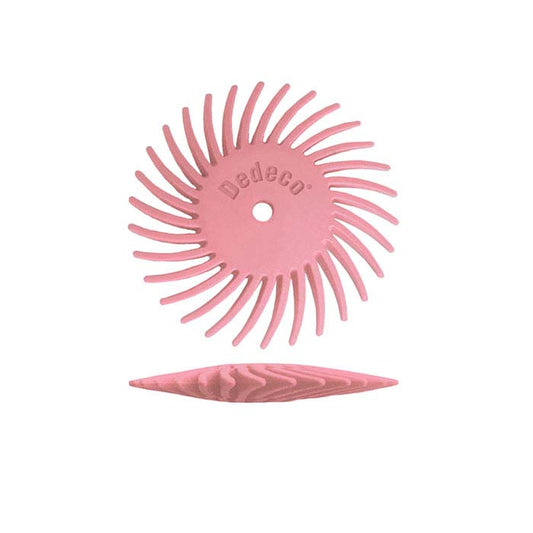 Dedeco® Sunburst® Silicone 15.88mm TC Knife-Edge Disc, 1,000-Grit