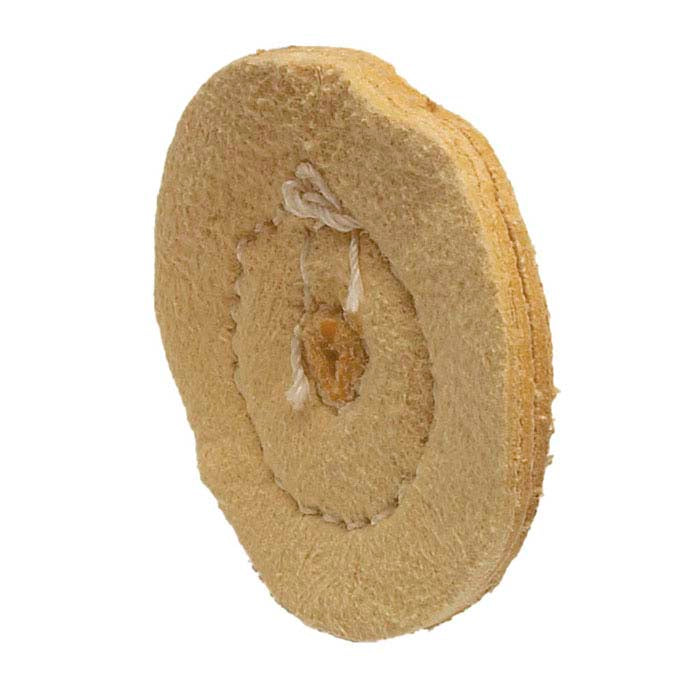 Chamois Buffing Wheel, 25.4mm x 3-Ply