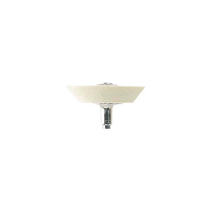 Miniature Inverted Cone Felt Buff, Mounted