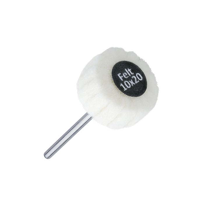 Technique™ 20mm Felt Buff, Mounted