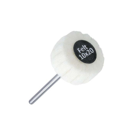 Technique™ 20mm Felt Buff, Mounted