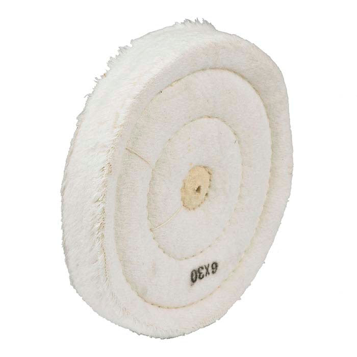 Flannel Buffing Wheel, 152.4mm x 30-Ply