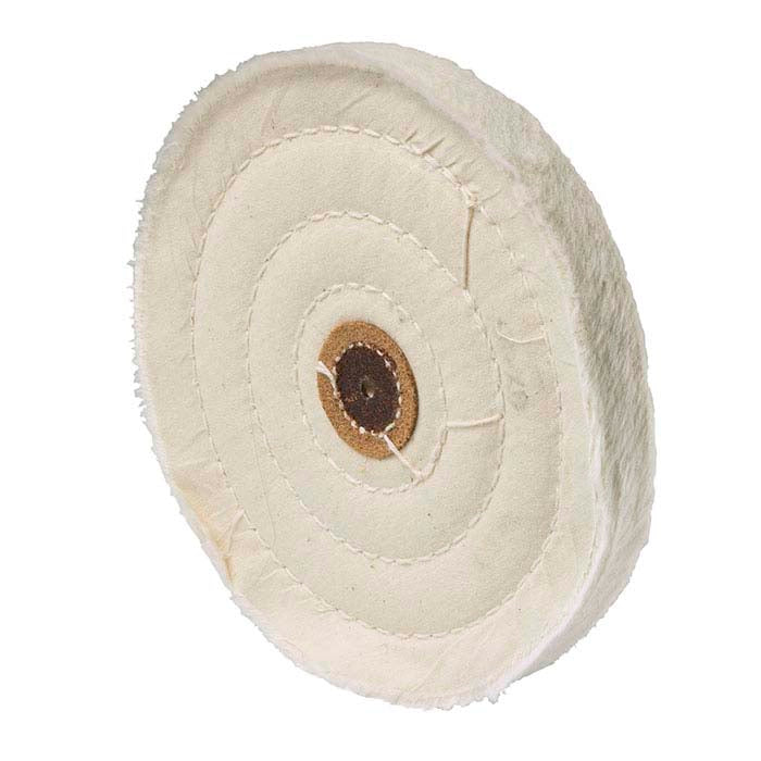 Grovmaskig lösvävd muslinpolerskiva, 152,4 mm x 50 lager