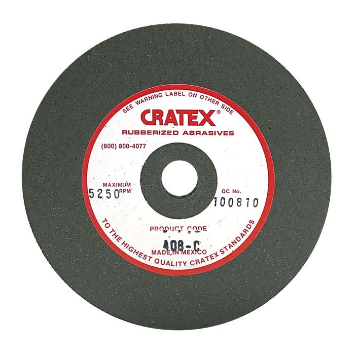 גלגל Cratex בקוטר 101.6 מ"מ, ירוק, גס