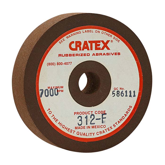 Cratex 76.2mm Wheel, Red, Fine