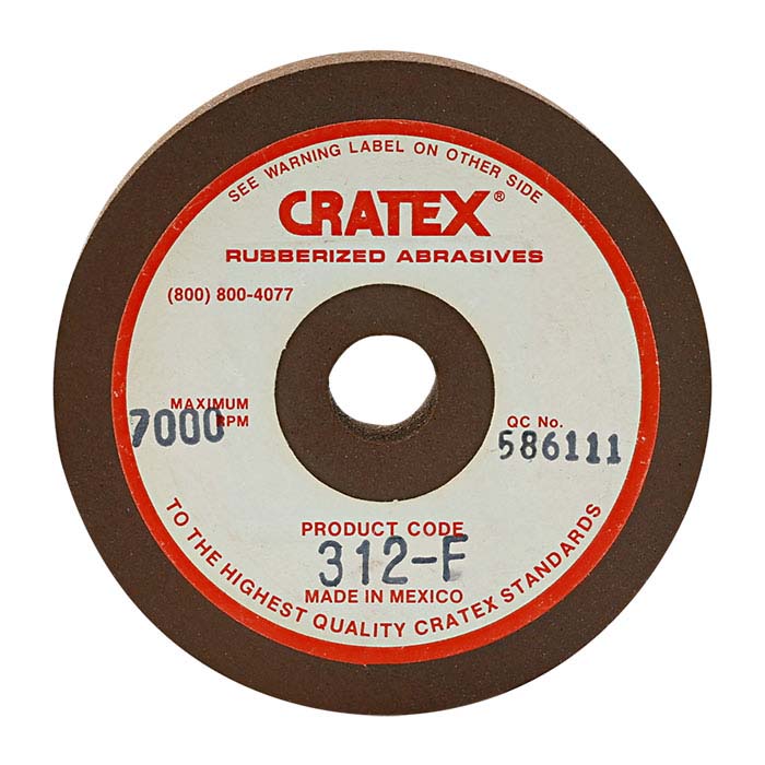 Cratex 76.2mm Wheel, Red, Fine