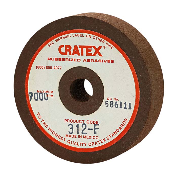 Cratex 76.2mm Wheel, Red, Fine