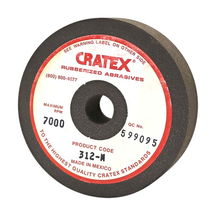 Cratex 76.2mm Wheel, Brown, Medium