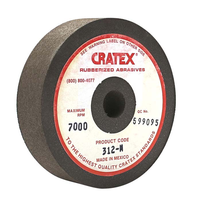 Cratex 76.2mm Wheel, Brown, Medium