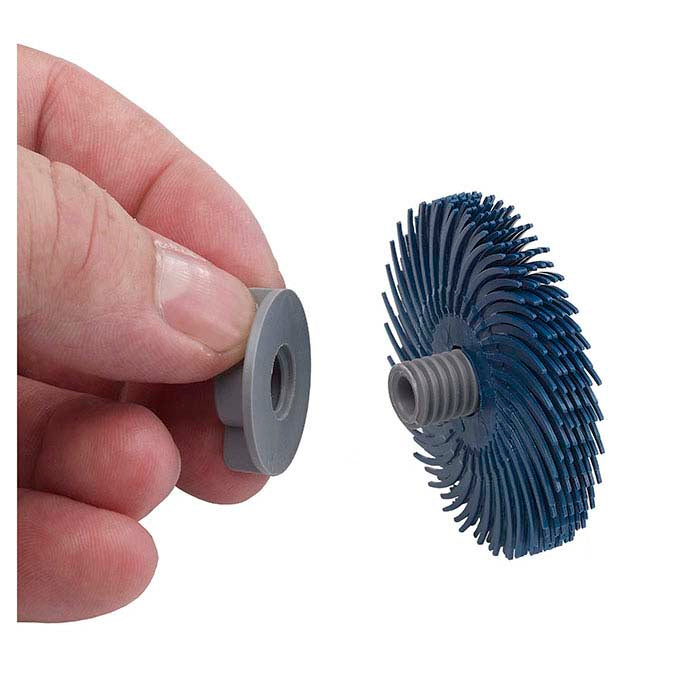 3M 76.2mm Radial Bristle Disc, 400-Grit, Blue