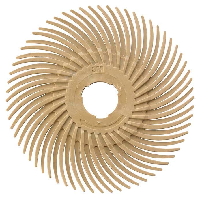 3M 76,2 mm Radiell Borstskiva, 6 Mikron, Persika